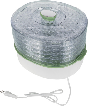 Сушка для фруктов и овощей Kitfort KT-1902 5под. 250Вт белый - купить недорого с доставкой в интернет-магазине