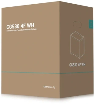 Корпус Deepcool CG530 4F белый без БП ATX 6x120mm 4x140mm 1xUSB3.0 audio bott PSU - купить недорого с доставкой в интернет-магазине