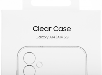 Чехол (клип-кейс) Samsung для Samsung Galaxy A14 Clear Case A14 прозрачный (EF-QA146CTEGRU) - купить недорого с доставкой в интернет-магазине