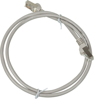 Патч-корд Lanmaster TWT-45-45-1.0/S-GY FTP RJ-45 вил.-вилка RJ-45 кат.5E 1м серый ПВХ (уп.:1шт) - купить недорого с доставкой в интернет-магазине