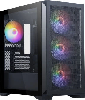 Корпус Accord AM08 черный без БП mATX 4x120mm 2x140mm 2xUSB2.0 1xUSB3.0 audio bott PSU - купить недорого с доставкой в интернет-магазине