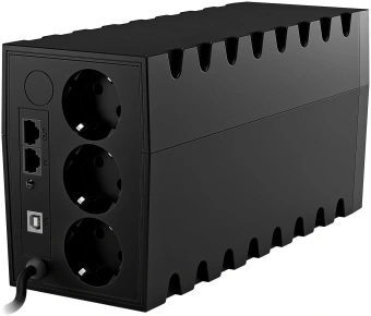 Источник бесперебойного питания Powercom Raptor Plus RPT650EU 390Вт 650ВА черный - купить недорого с доставкой в интернет-магазине