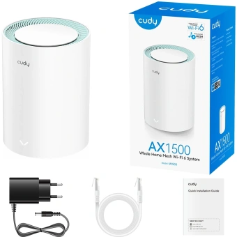 Бесшовный Mesh роутер Cudy M1500 (M1500(1-PACK)) AX1500 10/100/1000BASE-TX - цена, купить или заказать с доставкой в интернет-магазине Бесшовный Mesh роутер Cudy M1500 (M1500(1-PACK)) AX1500 10/100/1000BASE-TX - купить недорого с доставкой в интернет-магазине