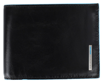 Кошелек мужской Piquadro Blue Square PU1240B2R/N черный натур.кожа - купить недорого с доставкой в интернет-магазине