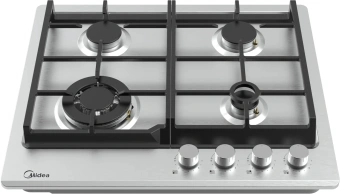 Газовая варочная поверхность Midea MG693TX нержавеющая сталь - купить недорого с доставкой в интернет-магазине