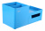 Органайзер настольный Deli EZ25130 Rio 4отд. 175x90x92мм голубой пластик - купить недорого с доставкой в интернет-магазине