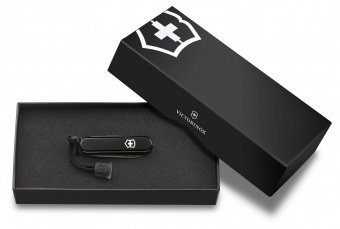 Нож перочинный Victorinox Signature Lite Onyx Black (0.6226.31P) 58мм 8функц. черный подар.коробка - купить недорого с доставкой в интернет-магазине