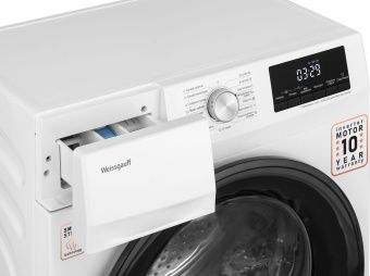 Стиральная машина Weissgauff WMD 6148 DC Inverter Steam класс: A загр.фронтальная макс.:8кг (с сушкой) белый инвертор - купить недорого с доставкой в интернет-магазине