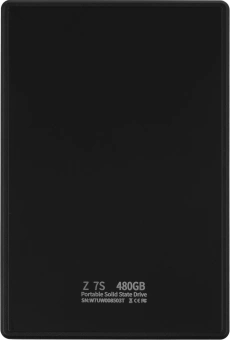 Накопитель SSD Netac USB-C 480GB NT01Z7S-480G-32BK Z7S 2.5" черный - купить недорого с доставкой в интернет-магазине