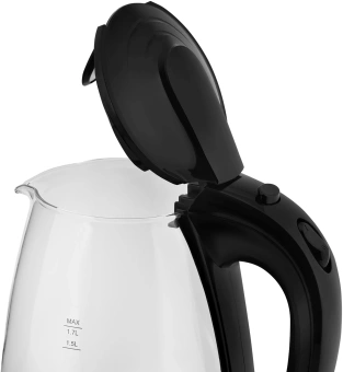 Чайник электрический Vitek VT-1122 1.7л. 2200Вт прозрачный корпус: стекло/пластик - купить недорого с доставкой в интернет-магазине
