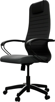 Кресло Метта SU-B-10 черный сиденье черный сетка с подголов. крестов. металл хром - купить недорого с доставкой в интернет-магазине