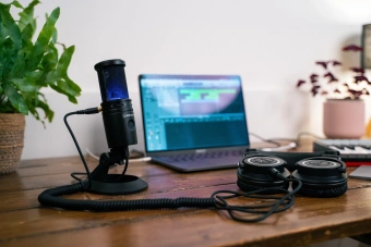 Микрофон проводной Audio-Technica AT2020USBX 2.0м черный - купить недорого с доставкой в интернет-магазине