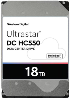 Жесткий диск WD SATA-III 18Tb 0F38459 WUH721818ALE6L4 Ultrastar DC HC550 (7200rpm) 512Mb 3.5" - купить недорого с доставкой в интернет-магазине