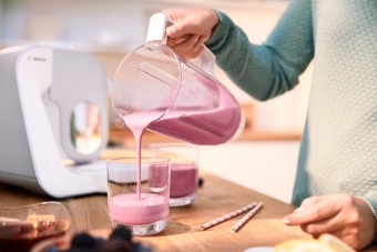 Кухонная машина Bosch Mum5 MUM58720 планетар.вращ. 1000Вт красный/серебристый - купить недорого с доставкой в интернет-магазине