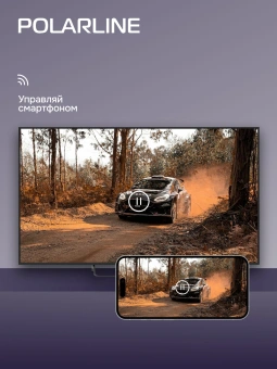 Телевизор LED PolarLine 65" 65PU51TC-SM черный 4K Ultra HD 60Hz DVB-T DVB-T2 DVB-C DVB-S2 USB WiFi Smart TV (RUS) - купить недорого с доставкой в интернет-магазине