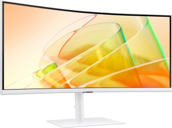 Монитор Samsung 34" ViewFinity S6 S34C650TAUXEN белый VA LED 5ms 21:9 HDMI M/M полуматовая HAS Piv 350cd 178гр/178гр 3440x1440 100Hz FreeSync DP Ultra WQHD USB 8.1кг - купить недорого с доставкой в интернет-магазине