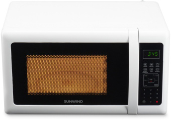 Микроволновая Печь SunWind SUN-MW005 20л. 700Вт белый/черный - купить недорого с доставкой в интернет-магазине