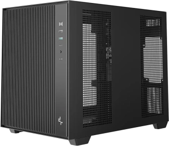 Корпус Deepcool CG330 MESH 3F черный без БП mATX 6x120mm 4x140mm 2xUSB2.0 1xUSB3.0 audio bott PSU - купить недорого с доставкой в интернет-магазине