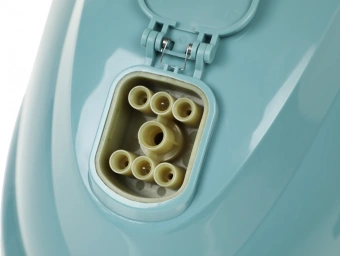 Пароочиститель напольный Kitfort КТ-9187 2000Вт черный/бирюзовый - купить недорого с доставкой в интернет-магазине