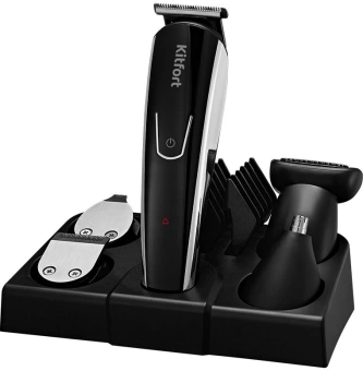 Триммер Kitfort КТ-3109 черный/серебристый 3Вт (насадок в компл:10шт) - купить недорого с доставкой в интернет-магазине