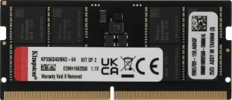 Память DDR5 2x32GB 5600MHz Kingston KF556S40IBK2-64 Fury Impact RTL PC5-44800 CL40 SO-DIMM 262-pin 1.1В dual rank Ret - купить недорого с доставкой в интернет-магазине
