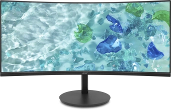 Монитор Acer 34" Vero CB342CURJ0bmiiprzx черный VA LED 1ms 21:9 HDMI M/M матовая HAS Piv 350cd 178гр/178гр 3440x1440 120Hz FreeSync DP UW USB 8.7кг - купить недорого с доставкой в интернет-магазине