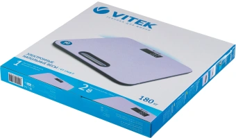 Весы напольные электронные Vitek VT-1968 P макс.180кг розовый - купить недорого с доставкой в интернет-магазине