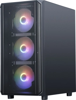 Корпус Accord 3602 черный без БП ATX 4x120mm 6x140mm 3x200mm 2xUSB3.0 audio bott PSU - купить недорого с доставкой в интернет-магазине