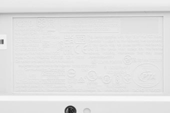 Клавиатура Logitech K270 черный/белый USB беспроводная Multimedia (920-003058) - купить недорого с доставкой в интернет-магазине