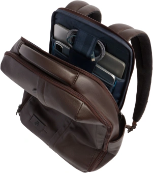 Рюкзак мужской Piquadro Russel CA6767W137/TM темно-коричневый натур.кожа - купить недорого с доставкой в интернет-магазине
