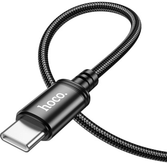 Кабель Hoco X89 Wind X89 WIND TYPE-C TO TYPE-C USB Type-C (m)-USB Type-C (m) 1м черный коробка - купить недорого с доставкой в интернет-магазине