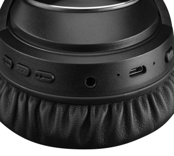 Гарнитура накладные Digma BT-20 ANC черный беспроводные bluetooth оголовье (BT20) - купить недорого с доставкой в интернет-магазине