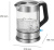 Чайник электрический Profi Cook PC-WKS 1107 G 1.5л. 2200Вт нержавеющая сталь корпус: стекло/металл (501107) - купить недорого с доставкой в интернет-магазине