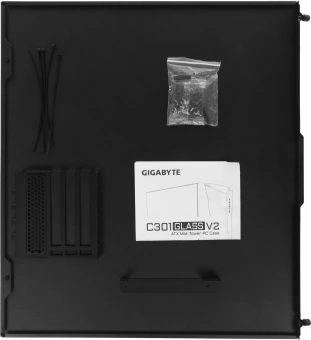 Корпус Gigabyte C301G черный без БП ATX 3x120mm 5x140mm 2xUSB3.0 audio bott PSU - купить недорого с доставкой в интернет-магазине