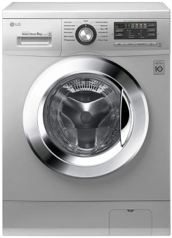 Стиральная машина LG F1296TD4 класс: A загр.фронтальная макс.:8кг серебристый инвертор - купить недорого с доставкой в интернет-магазине