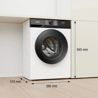 Стиральная машина Gorenje WD2G2P854A3C2/C класс: A загр.фронтальная макс.:8кг (с сушкой) белый инвертор - купить недорого с доставкой в интернет-магазине