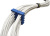 Гребенка Lanmaster LAN-CCLP24-BL для укладки кабеля (упак:1шт) синий - купить недорого с доставкой в интернет-магазине
