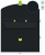 Портфель Бюрократ Black Opal BLPP01LETT 1 отдел. A4 пластик 0.7мм черный/салатовый - купить недорого с доставкой в интернет-магазине