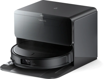 Пылесос-робот Roborock Saros 10Rr refill & drainage 66Вт черный - купить недорого с доставкой в интернет-магазине