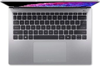 Ноутбук Acer Swift Go 14 SFG14-73-54WC Core Ultra 5 125H 16Gb SSD1Tb Intel Arc 14" IPS WQXGA+ (2880x1800) Windows 11 Home silver WiFi BT Cam (NX.KV4CD.002) - купить недорого с доставкой в интернет-магазине
