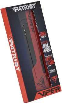 Память DDR4 8Gb 3200MHz Patriot PVE248G320C8 Viper Elite II RTL Gaming PC4-25600 CL18 DIMM 288-pin 1.35В - купить недорого с доставкой в интернет-магазине