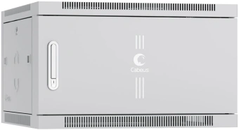 Шкаф коммутационный Cabeus (SH-05F-6U60/35M) настенный 6U 600x350мм пер.дв.металл 60кг серый 290мм 368мм IP20 сталь - купить недорого с доставкой в интернет-магазине