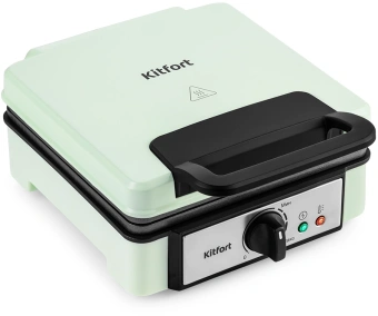 Вафельница Kitfort КТ-1693 1200Вт мятный - купить недорого с доставкой в интернет-магазине