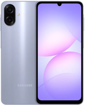Смартфон Samsung SM-A075F Galaxy A07 64Gb 4Gb фиолетовый моноблок 3G 4G 2Sim 6.7" 720x1600 Android 15 50Mpix 802.11 a/b/g/n/ac GPS GSM900/1800 GSM1900 Protect microSD max2048Gb - купить недорого с доставкой в интернет-магазине