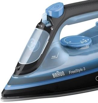 Утюг Braun FreeStyle 3 FI3194BK 2400Вт синий/черный - купить недорого с доставкой в интернет-магазине