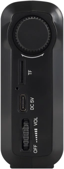 Радиоприемник портативный Hyundai H-PSR115 черный USB microSD - купить недорого с доставкой в интернет-магазине