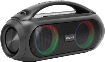 Колонка порт. Digma D-PS1530 черный/черный 50W 2.1 BT 10м 3000mAh (SP1530B) - купить недорого с доставкой в интернет-магазине