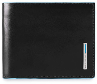 Кошелек мужской Piquadro Blue Square PU3891B2R/N черный натур.кожа - купить недорого с доставкой в интернет-магазине