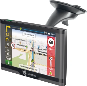 Навигатор Автомобильный GPS Navitel N500 MAG 5" 480x272 8Gb microSD черный Navitel - купить недорого с доставкой в интернет-магазине