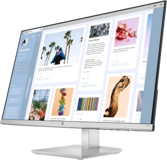 Монитор HP 23.8" Series 5 524sh серебристый/черный IPS LED 16:9 HDMI матовая HAS Piv 300cd 178гр/178гр 1920x1080 VGA FHD 2.5кг - купить недорого с доставкой в интернет-магазине